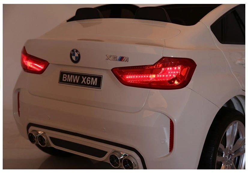 Lean Cars Vaikiškas elektromobilis BMW X6M – baltas