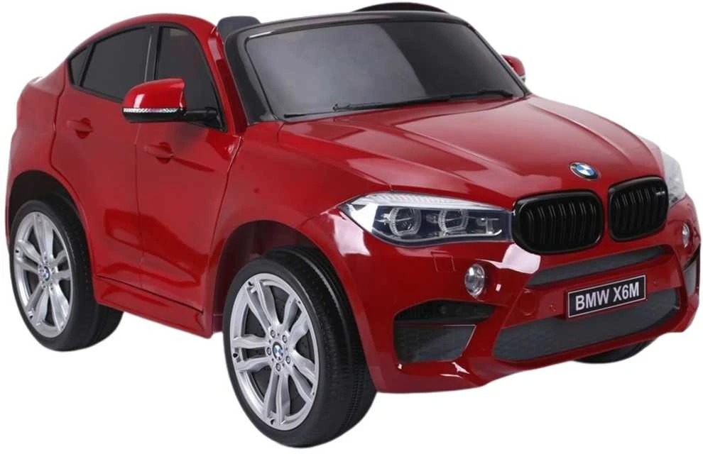 Lean Cars Elektrinis visureigis BMW X6M, raudonas, Raudona