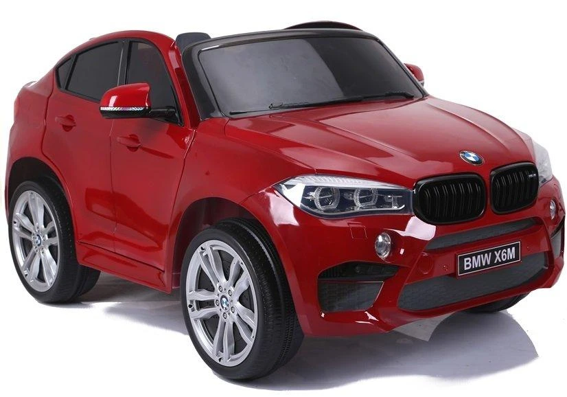 Lean Cars Elektrinis visureigis BMW X6M, raudonas, Raudona