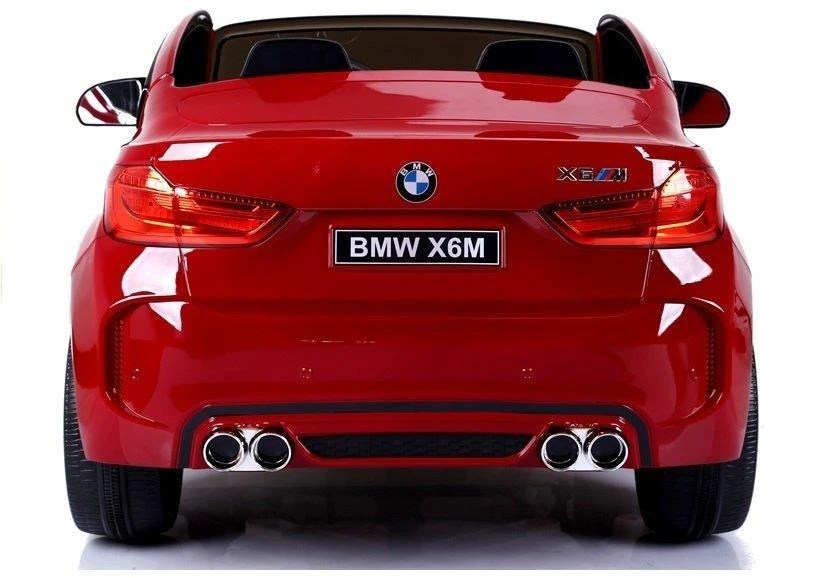 Lean Cars Elektrinis visureigis BMW X6M, raudonas, Raudona