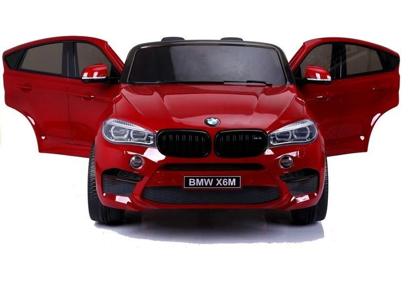 Lean Cars Elektrinis visureigis BMW X6M, raudonas, Raudona