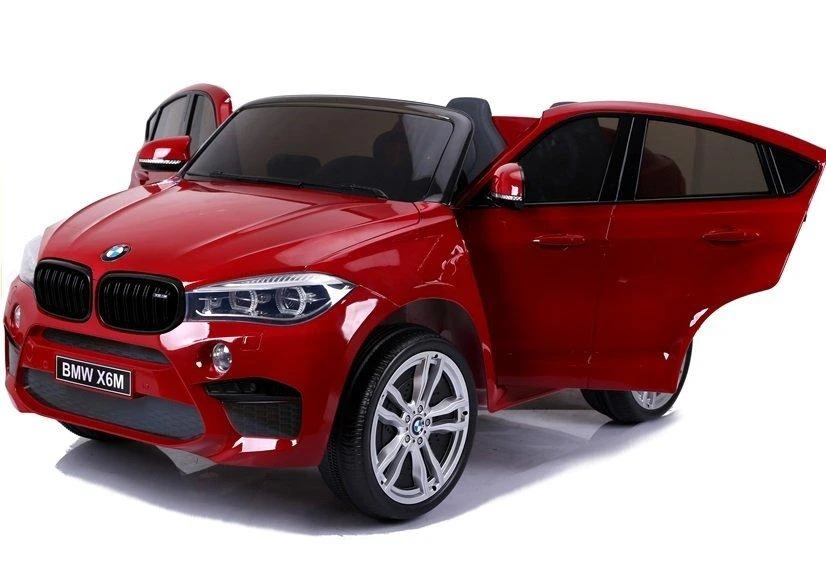Lean Cars Elektrinis visureigis BMW X6M, raudonas, Raudona