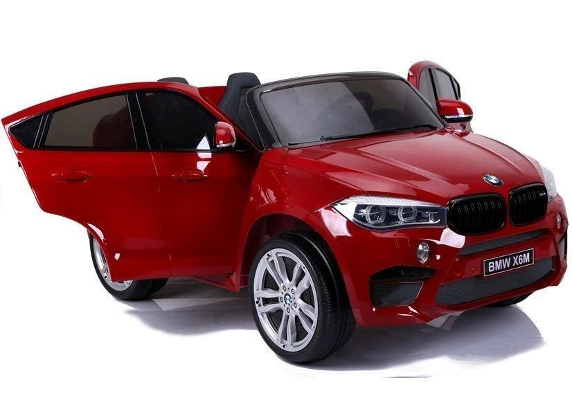 Lean Cars Elektrinis visureigis BMW X6M, raudonas, Raudona