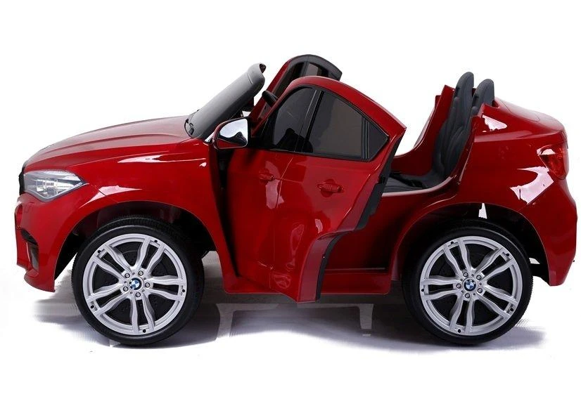 Lean Cars Elektrinis visureigis BMW X6M, raudonas, Raudona