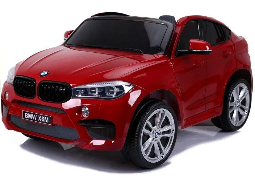 Lean Cars Elektrinis visureigis BMW X6M, raudonas, Raudona