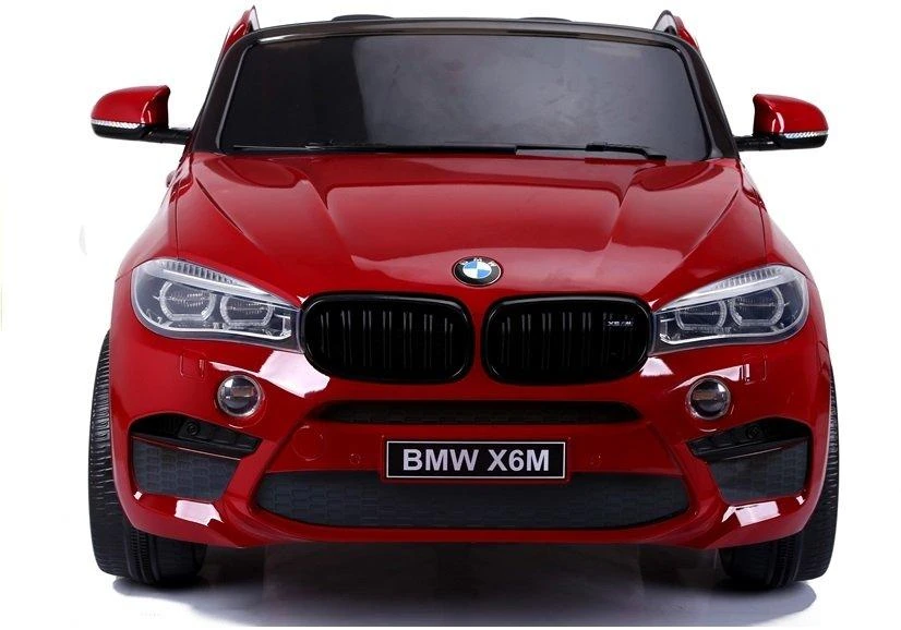 Lean Cars Elektrinis visureigis BMW X6M, raudonas, Raudona
