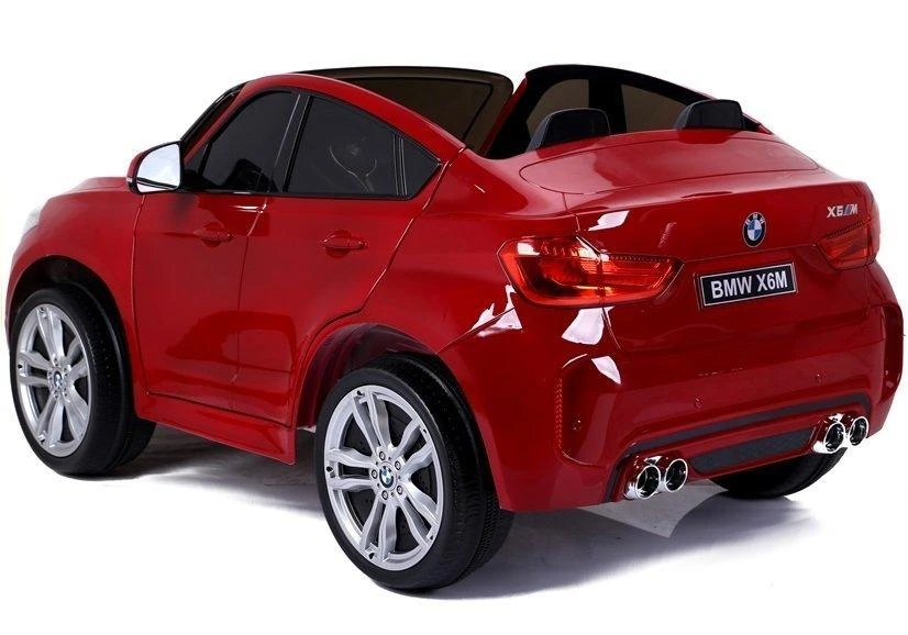 Lean Cars Elektrinis visureigis BMW X6M, raudonas, Raudona