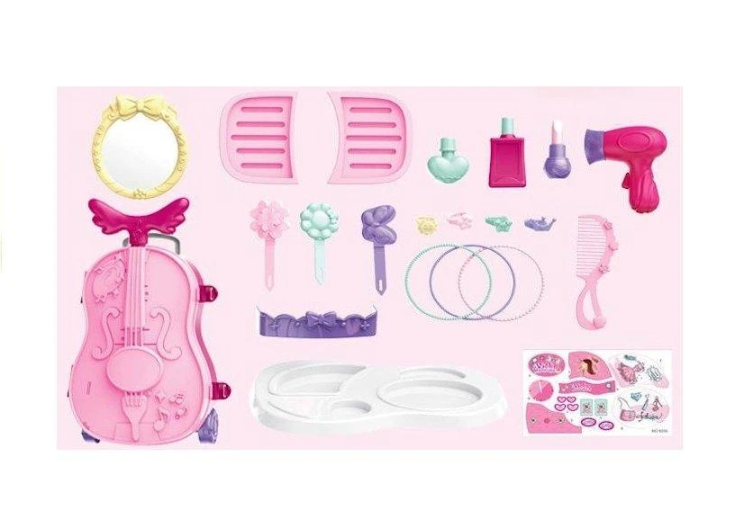 Grožio rinkinys mergaitėms Lean Toys, rožinis