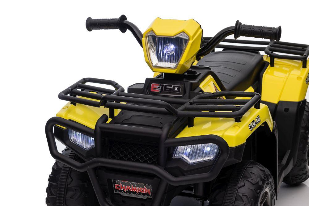 Lean Cars Elektrinis keturratis JC915 geltonos spalvos