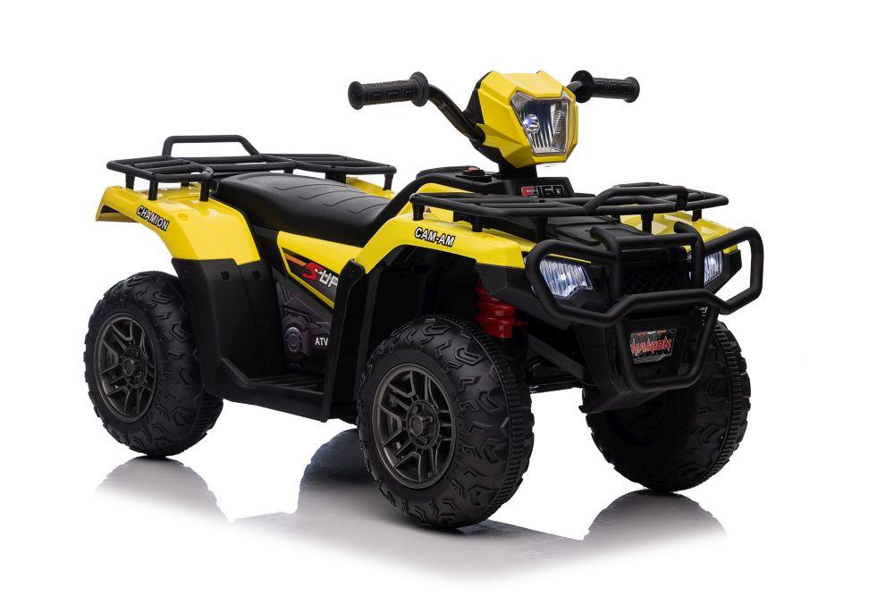 Lean Cars Elektrinis keturratis JC915 geltonos spalvos