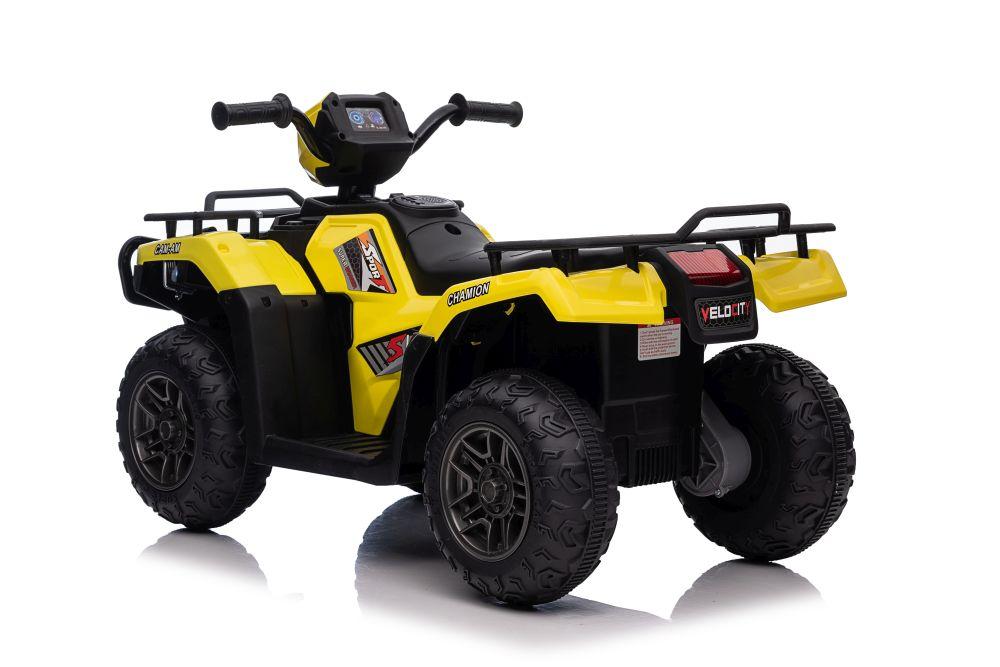 Lean Cars Elektrinis keturratis JC915 geltonos spalvos