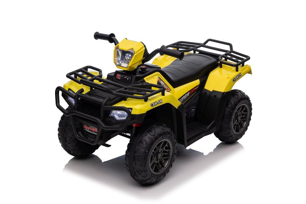 Lean Cars Elektrinis keturratis JC915 geltonos spalvos