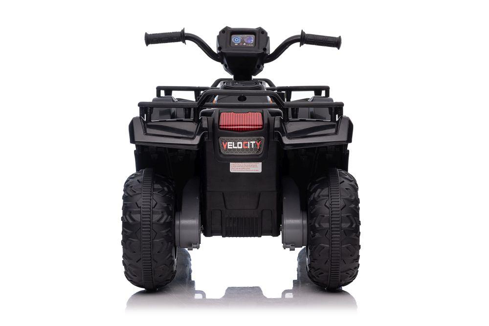 Lean Cars Vienvietis vaikiškas elektromobilis Quad JC915, juodas