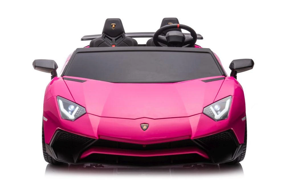 Lean Cars Dvivietis vaikiškas elektromobilis Lean Toys, rožinis