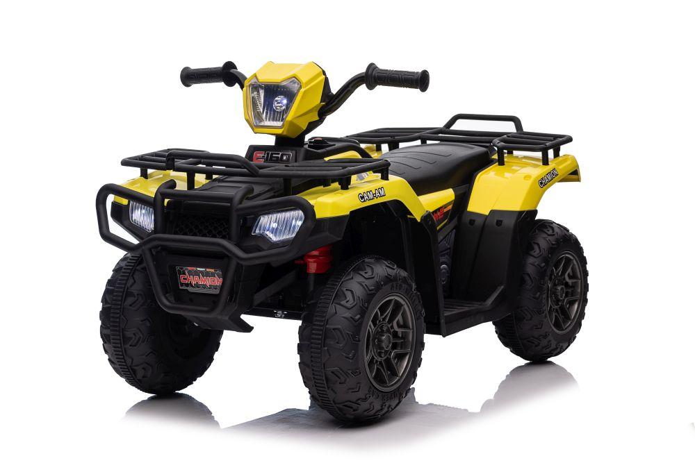 Lean Cars Elektrinis keturratis JC915 geltonos spalvos