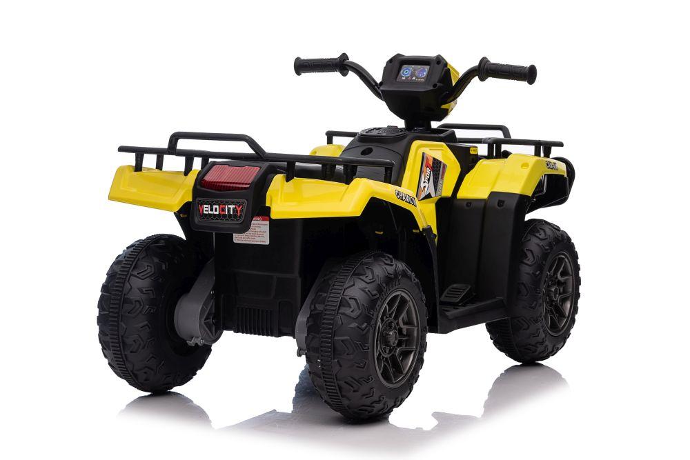 Lean Cars Elektrinis keturratis JC915 geltonos spalvos