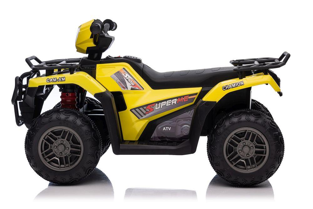 Lean Cars Elektrinis keturratis JC915 geltonos spalvos