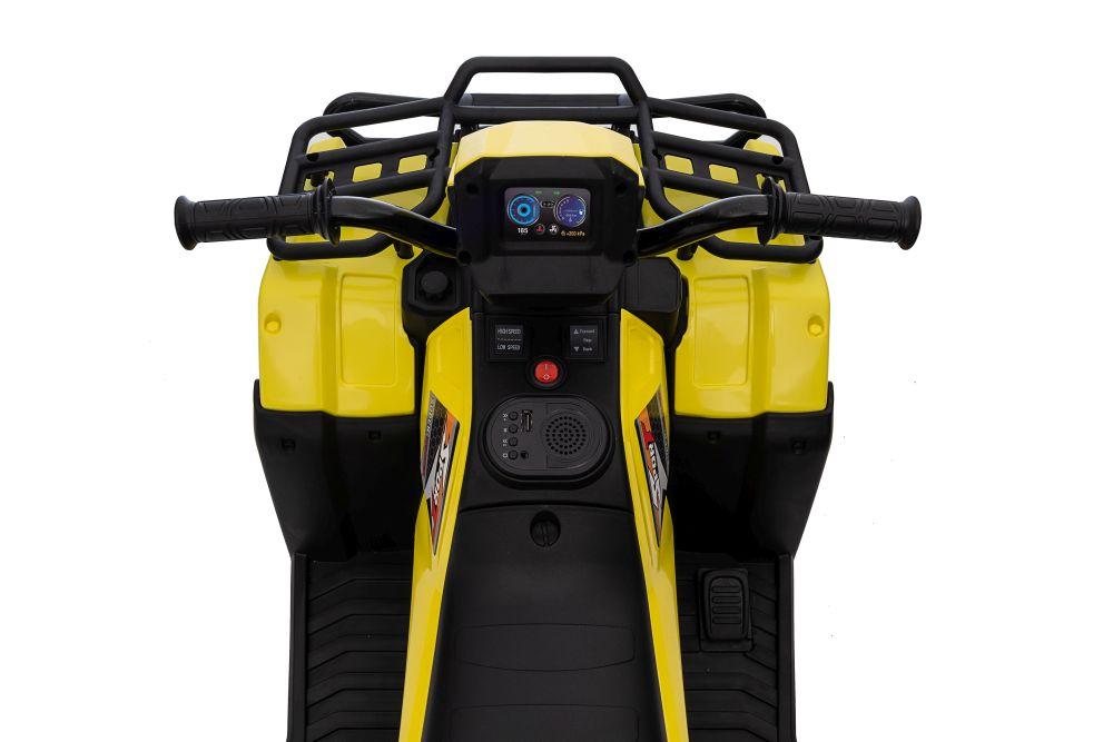 Lean Cars Elektrinis keturratis JC915 geltonos spalvos