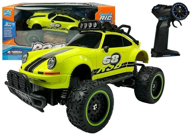 Lean Toys Nuotoliniu būdu valdomas automobilis Off-road R/C, geltona