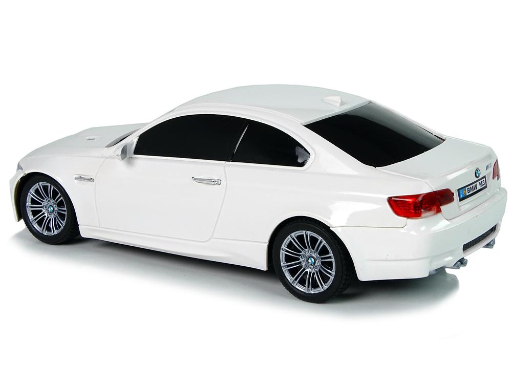 Lean Cars NUOTOLINIU BŪDU VALDOMAS BMW M3 SU VAIRU, GARSU IR ŠVIESOMIS – 2.4G, 1:18