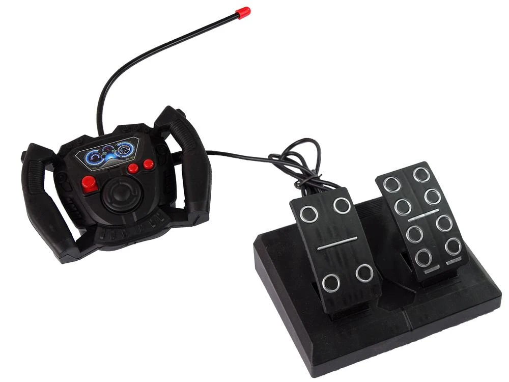 Lean Toys Nuotoliniu būdu valdomas ugniagesių automobilis su garsu