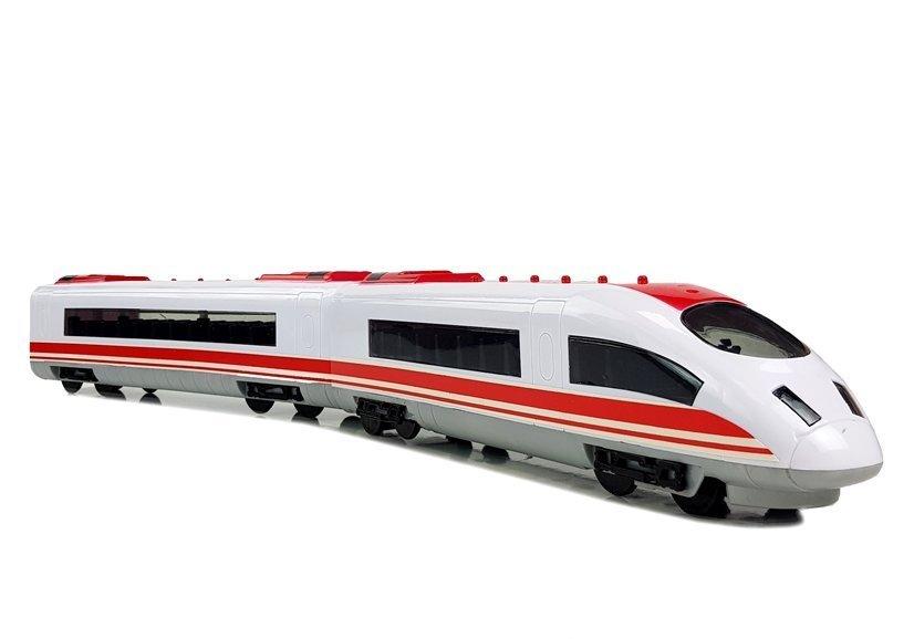 Lean Toys Nuotoliniu būdu valdomas traukinys su apšvietimu, 65 cm