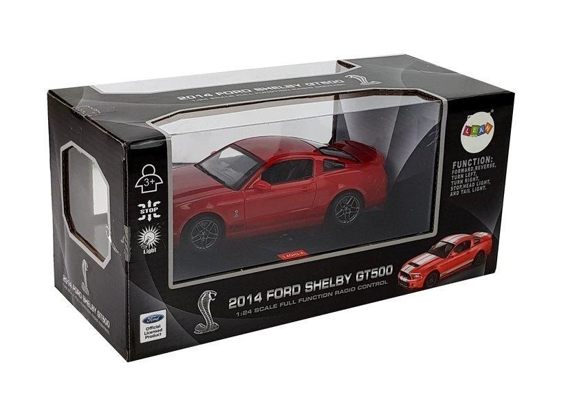 Lean Toys Radijo bangomis valdomas automobilis Ford Shelby raudonas