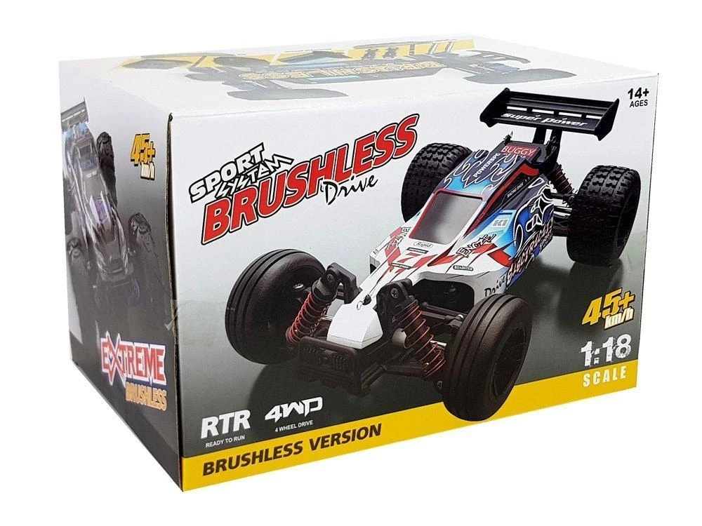 Lean Toys Lenktyninis automobilis su nuotolinio valdymo pultu ENOZE 9302E, 1:18, 45 km/h, mėlynas