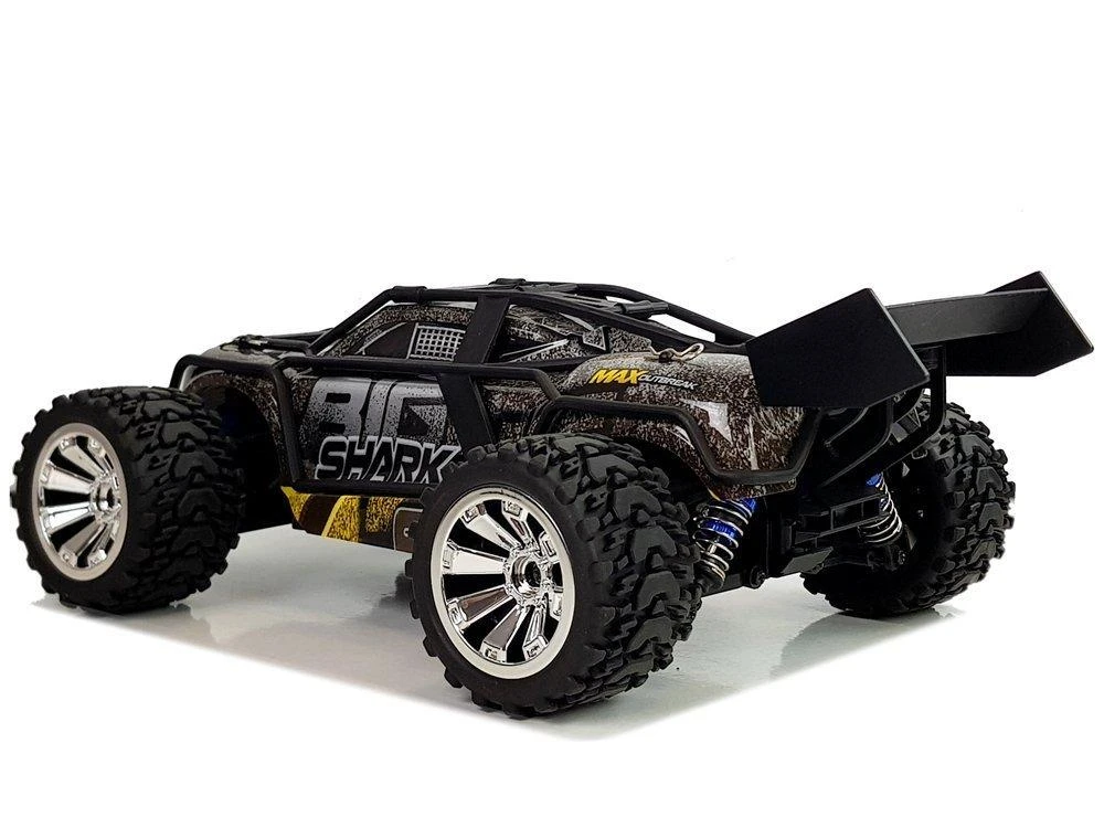 Lean Toys Visureigis su nuotolinio valdymo pultu 1:18, 35 km/h, rudas/geltonas
