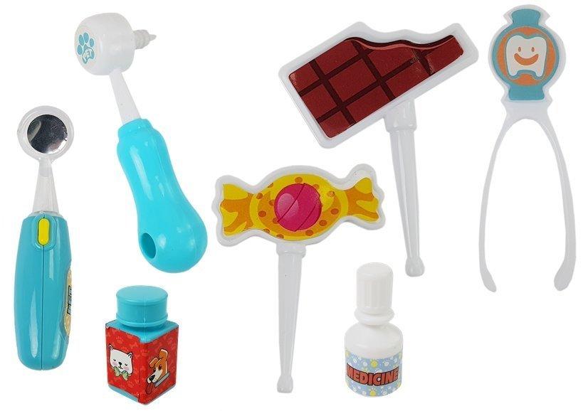 Zestaw Žaislinis odontologo rinkinys LeanToys vaikams