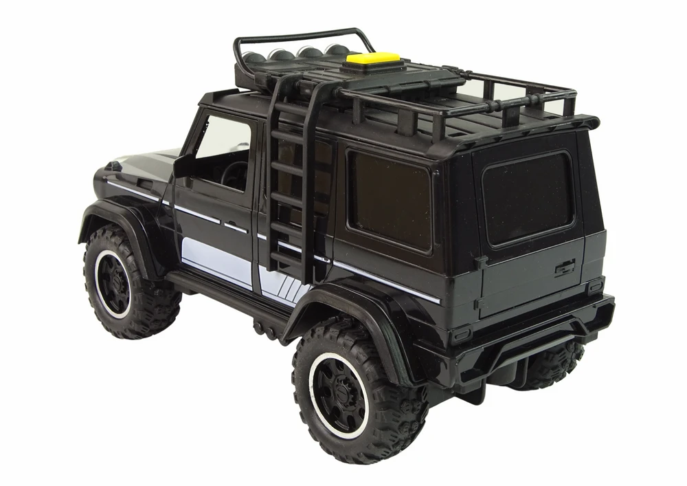 Lean Toys Visureigis žaislinis automobiliukas 1:14 trinties pavara, juodas