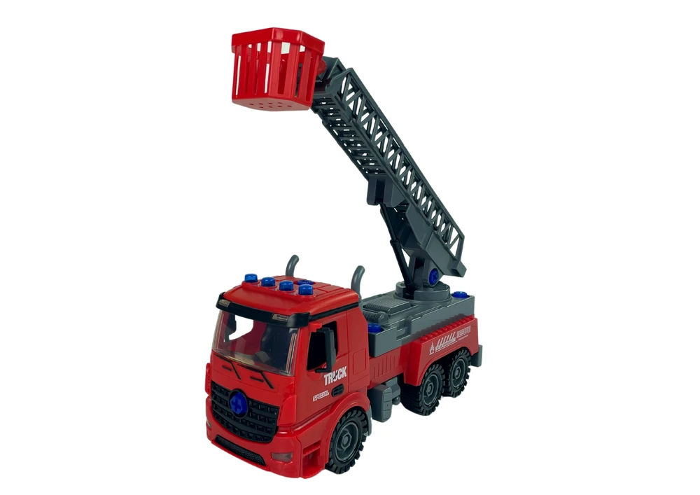 Gaisrinė mašina su atsuktuvu Lean Toys, 28 cm