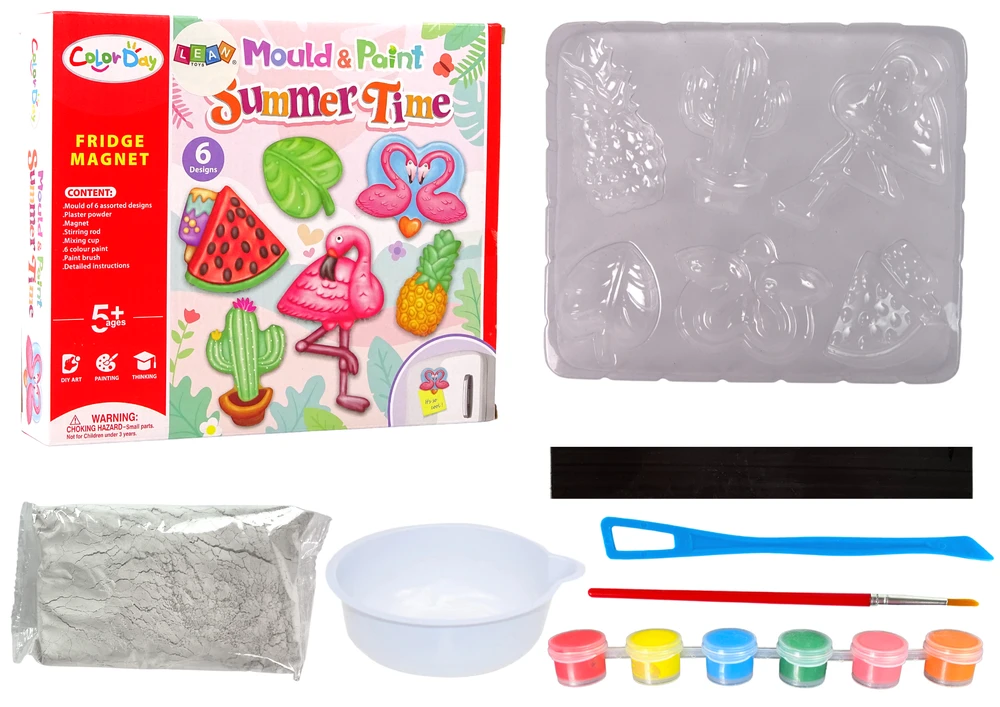 Gipso liejimo kūrybinis rinkinys Lean toys Flamingo Diy