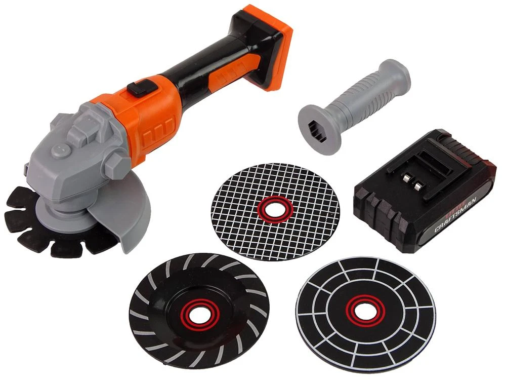 Lean Toys Žaislinis šlifuoklis LeanToys su apsaugine kauke