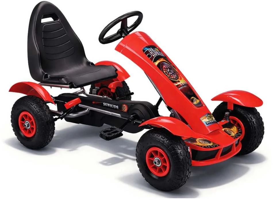 Lean Cars Pedalinis kartingas F618 raudonas