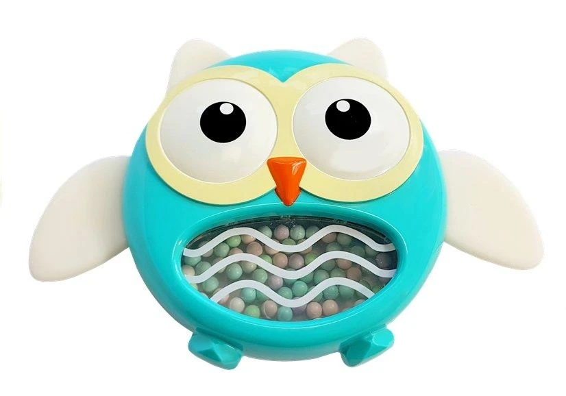 Lean Toys Kramtukas barškutis pelėda