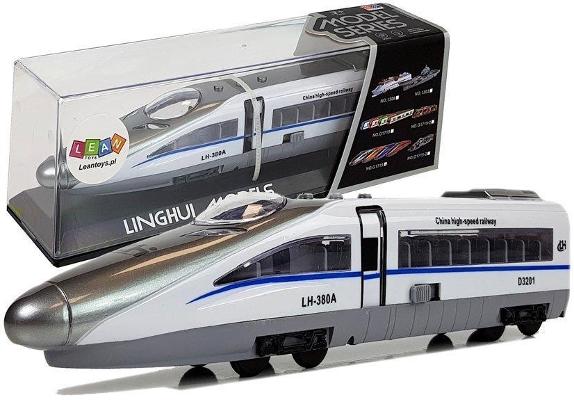 Lean Toys Žaislinis traukinys su šviesomis ir garsais, 29 cm