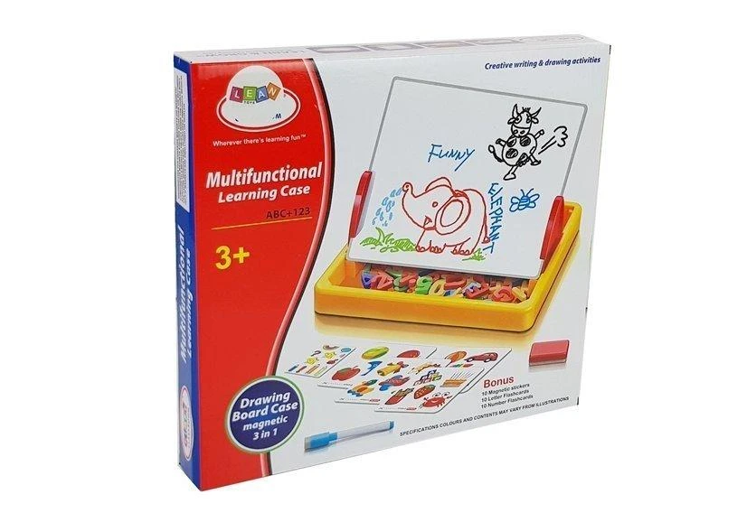 Lean Toys Piešimo lenta su magnetais