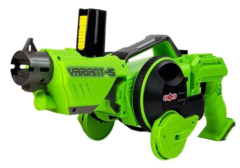 Lean Toys Nuotoliniu būdu valdomas automobilis-pistoletas 2in1, žalias