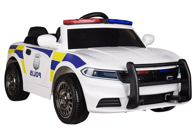 Lean Cars Elektrinis policijos automobilis vaikams su nuotoliniu valdymu ir 2x20W varikliais
