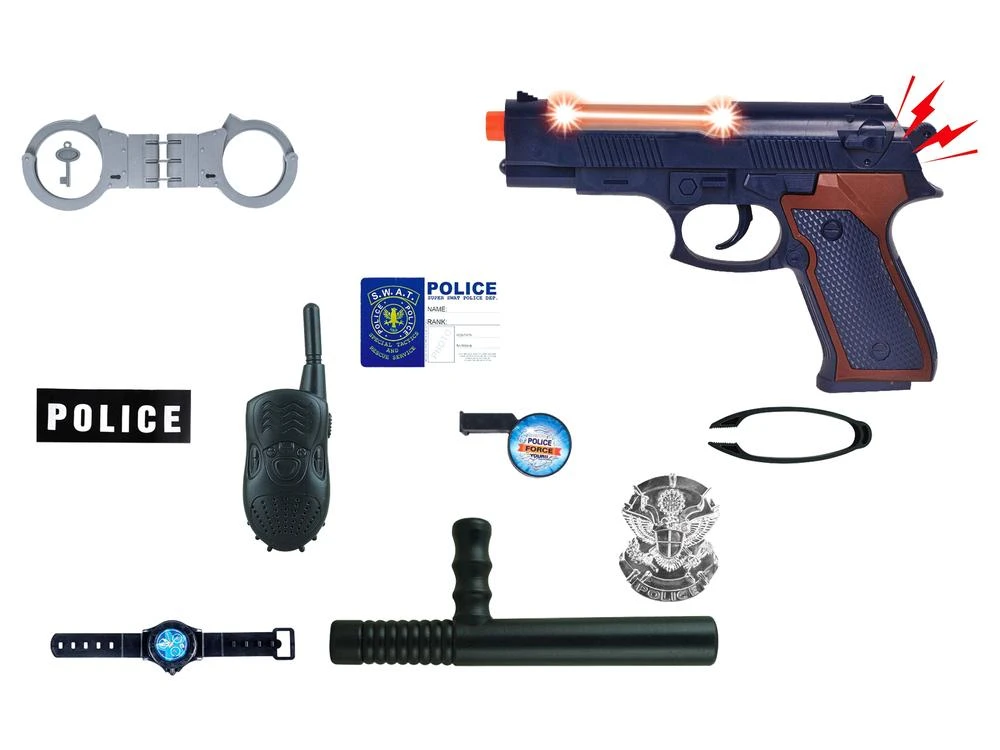 Lean Toys Žaislinis policininko rinkinys