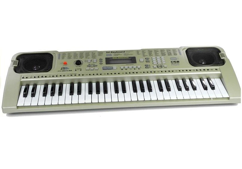 Lean Toys Vaikiškas muzikinis sintezatorius su USB mikrofonu