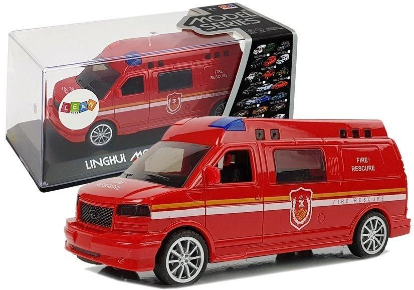 Lean Toys Gaisrinės mašina Fire Department