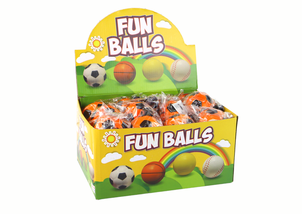 Lean Toys Oranžinis 6 cm PU futbolo kamuolys su guma