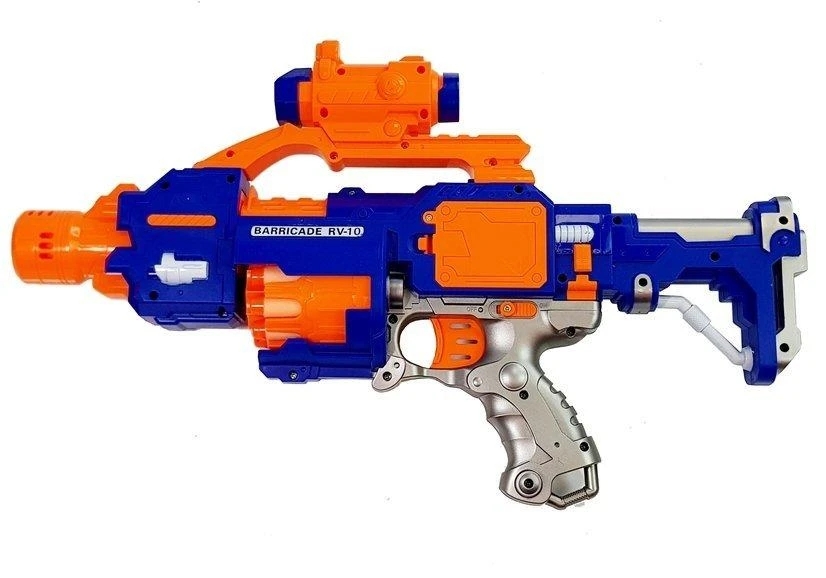 Lean Toys Putų šautuvas 45 cm 20 vnt.