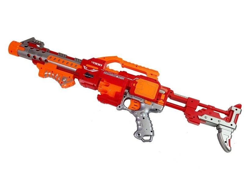 Žaislinis šautuvas Lean Toys su besisukančiu taikiniu