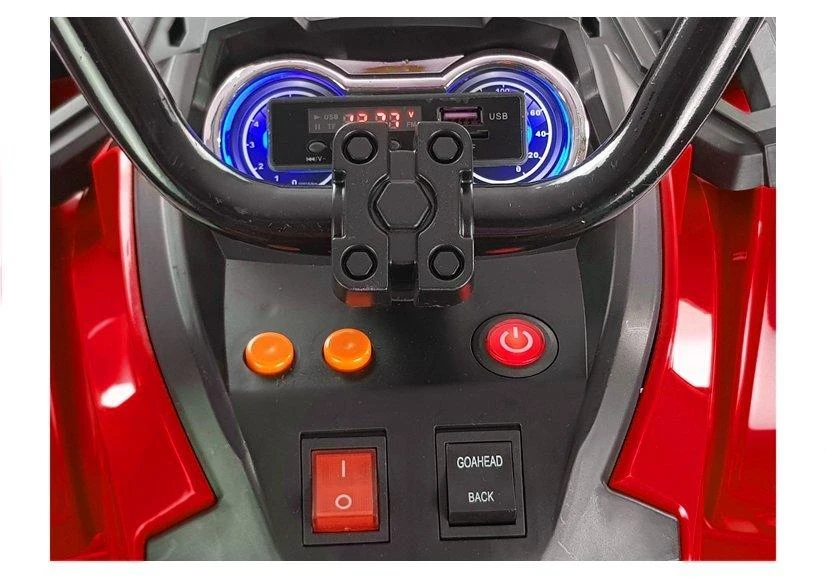 Lean Cars Elektrinis keturratis vaikams BDM0906, raudonas