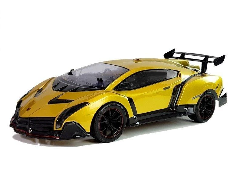 Zdalnie Nuotoliniu būdu valdomas automobilis Lean Toys, geltonas
