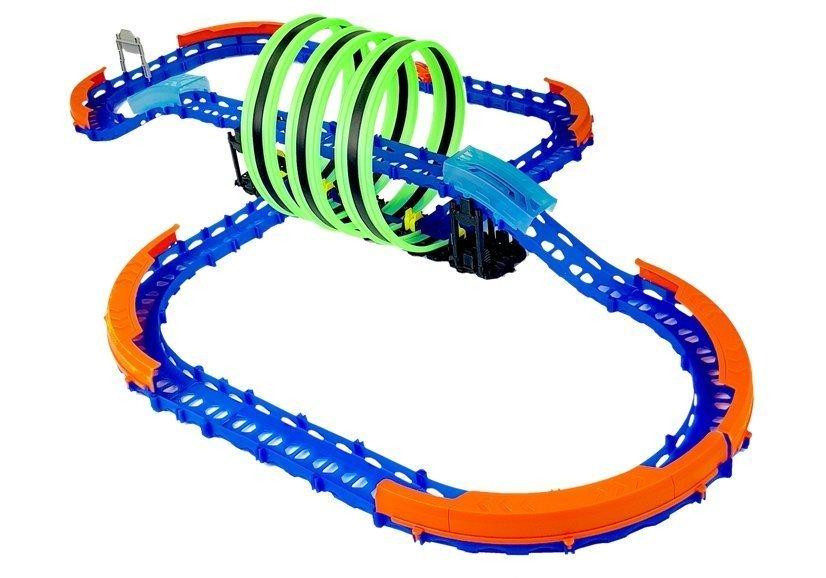 Lean Toys Lenktynių trasa su nuotoliniu būdu valdomu automobiliu, 105x67x23 cm