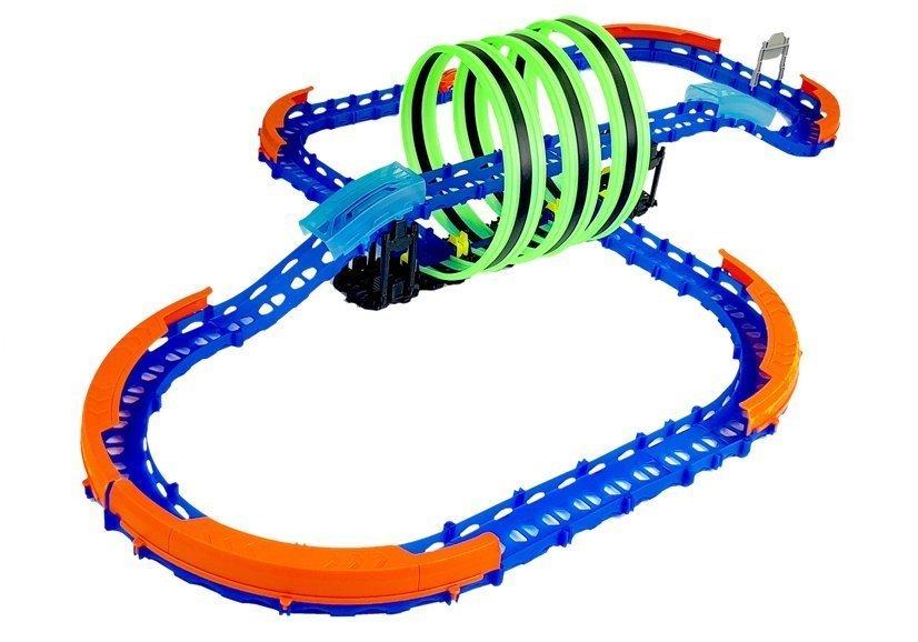 Lean Toys Lenktynių trasa su nuotoliniu būdu valdomu automobiliu, 105x67x23 cm